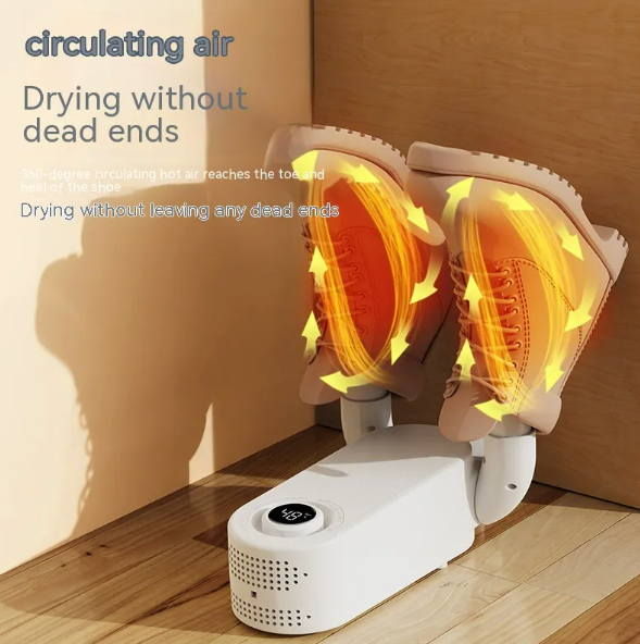 Intelligent Shoe & Glove Dryer with LED Display