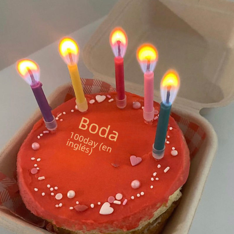 Colorful Flame Candles for Creative Birthday Cakes