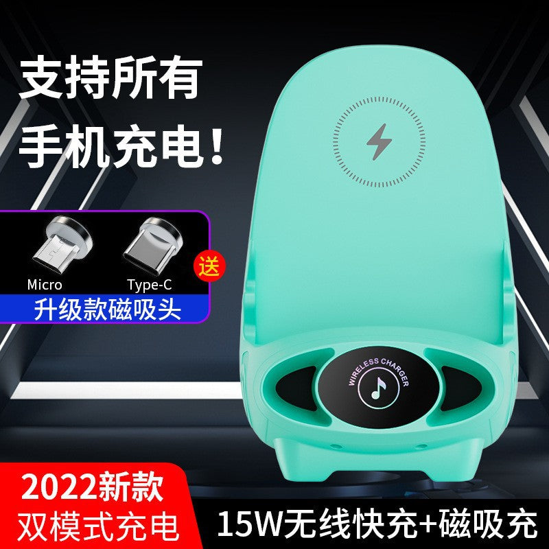V8 Desktop Chair with Wireless Charger and Phone Stand