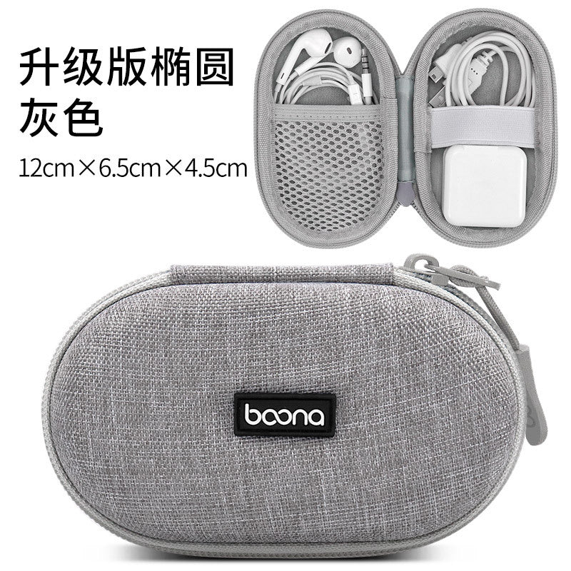 Bluetooth Earphone Storage Bag with Charger Organizer