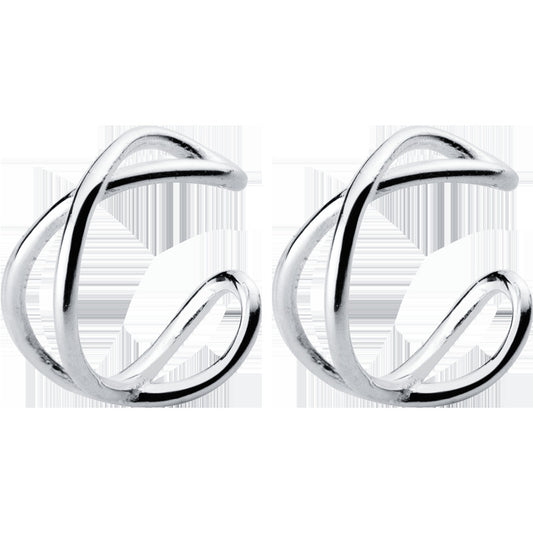 Fashionable Irregular Knot Ear Clips for Non-Pierced Ears