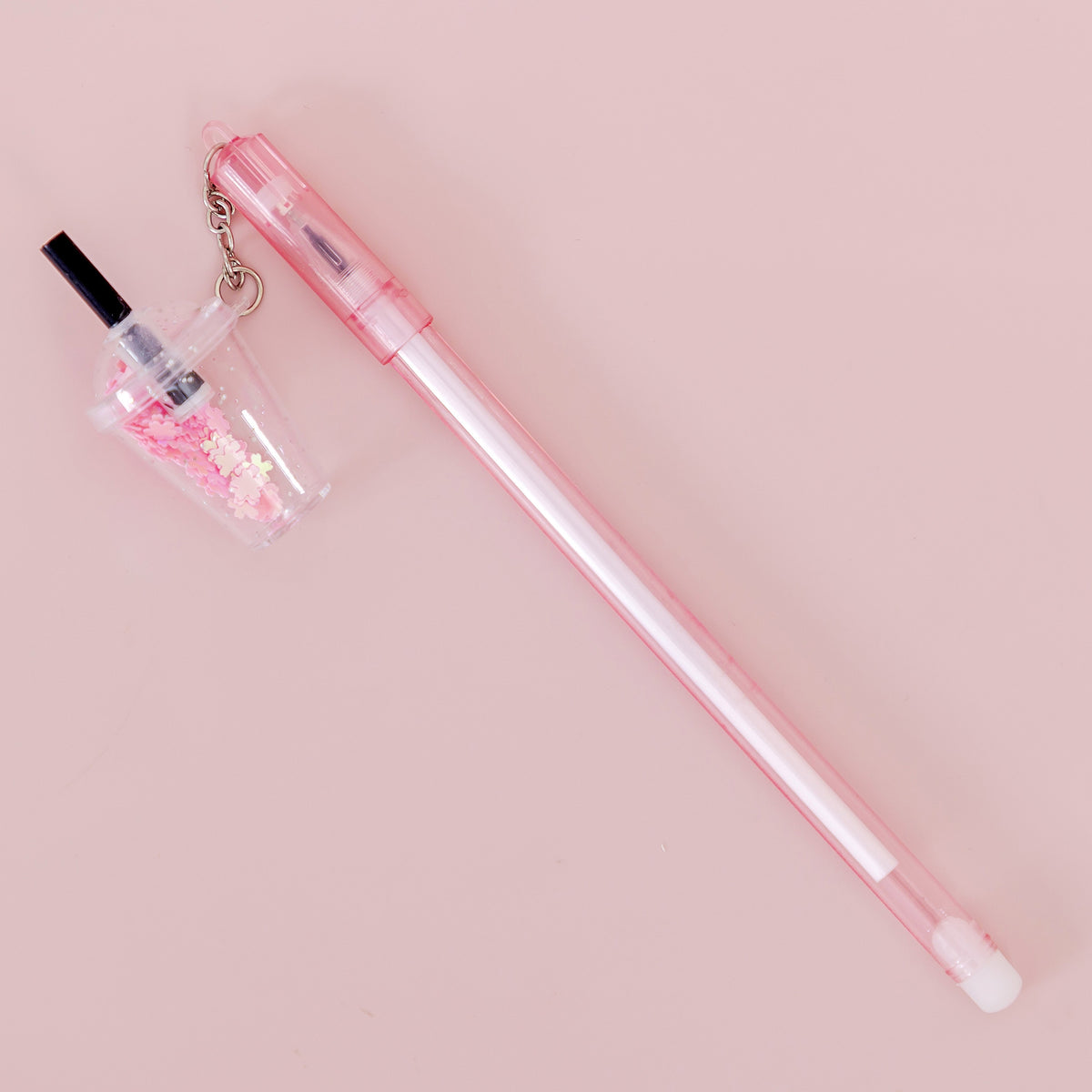 Creative Transparent Milk Tea Cup Glitter Pen (Wholesale)