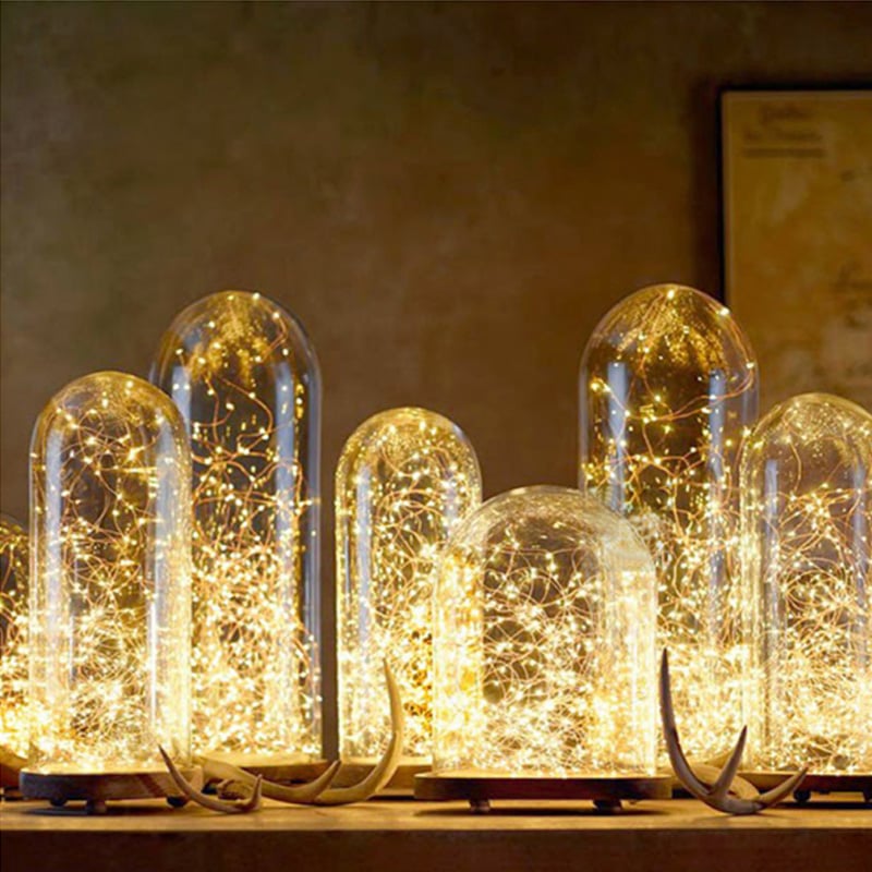 LED Light with Button Battery Box