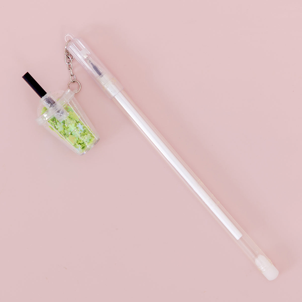 Creative Transparent Milk Tea Cup Glitter Pen (Wholesale)