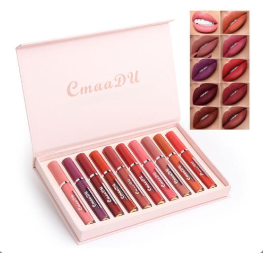 CmaaD Matte Liquid Lipstick Set - Waterproof & No Transfer