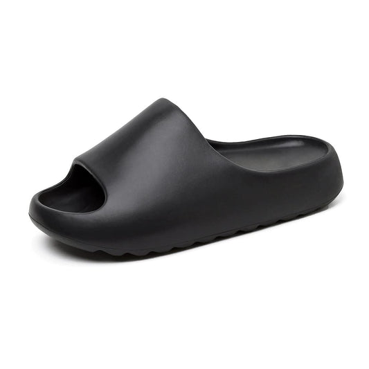XTJSCBDSH Cloud Slides for Men and Women Quick Drying Slippers Shoe Open Toe Thick Soft Platform Slide Sandals Daily Shower Sandals Non-Slip Bathroom Slippers Summer for Indoor & Outdoor