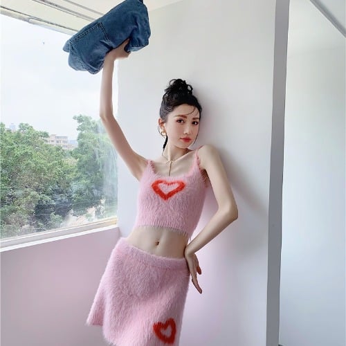 Furry Love Sling Long Sleeve Top